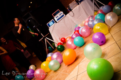 balloons on dance floor