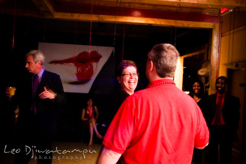 lady dancing and laughing at gala event party