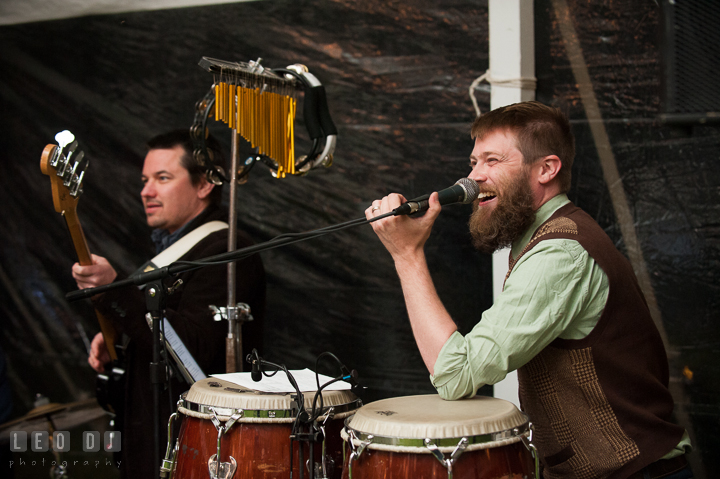 Music peformed by the Dirty City Band. Kent Island Maryland Matapeake Beach wedding reception party and romantic session photo, by wedding photographers of Leo Dj Photography. http://leodjphoto.com