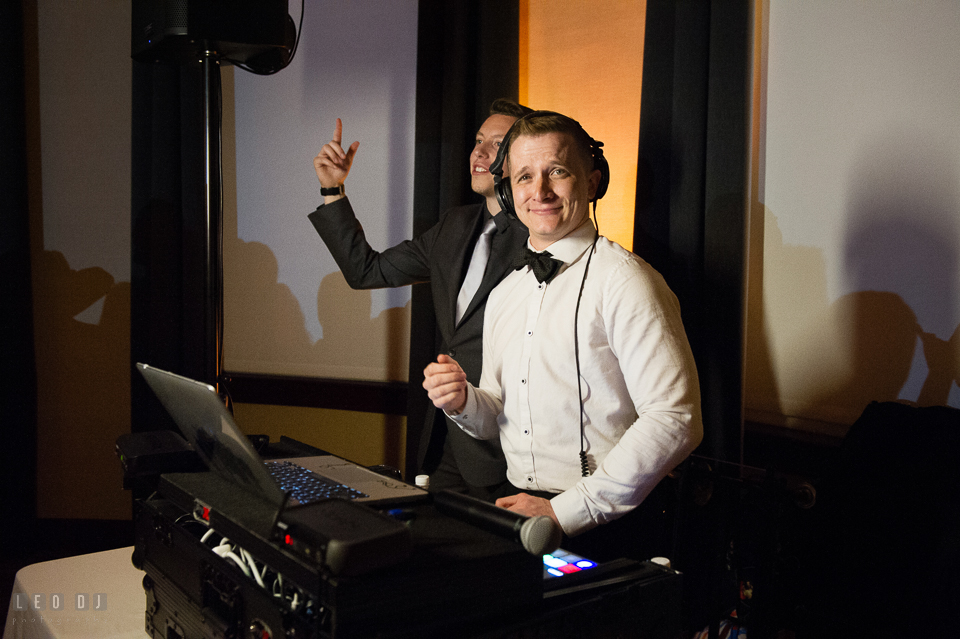 Westin Annapolis Hotel DJ Jacob from Distric Remix entertaining guests photo by Leo Dj Photography