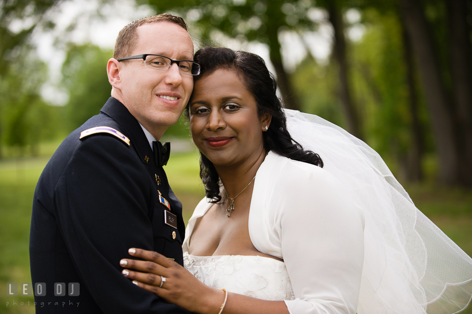 Bride and Groom hugging and posing. Aspen Wye River Conference Centers wedding at Queenstown Maryland, by wedding photographers of Leo Dj Photography. http://leodjphoto.com