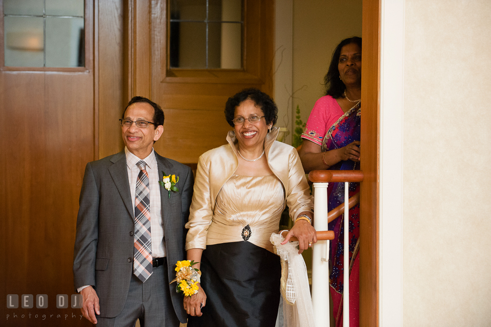 Mother of the Bride smiling seeing her daughter dance with father. Aspen Wye River Conference Centers wedding at Queenstown Maryland, by wedding photographers of Leo Dj Photography. http://leodjphoto.com