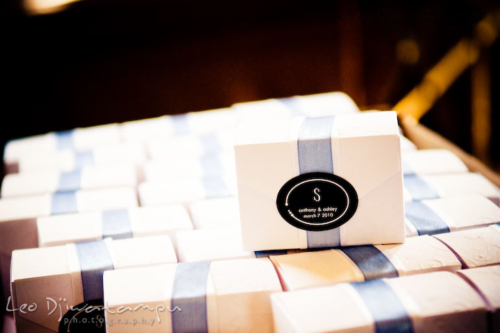 Party favors. Party favours. Clifton Inn Charlottesville VA Destination Wedding Photographer