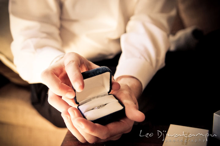 Bride's wedding ring. Clifton Inn Charlottesville VA Destination Wedding Photographer
