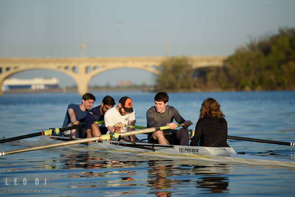 Baltimore Rowing Club Maryland team rowing boat photo by Leo Dj Photography.