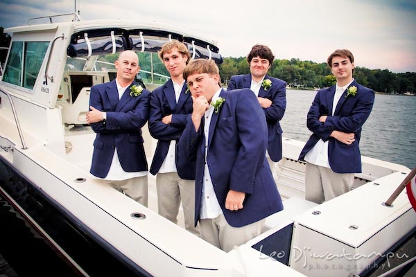 groom bestman groomsmen on the boat annapolis kent island maryland wedding photography photographers