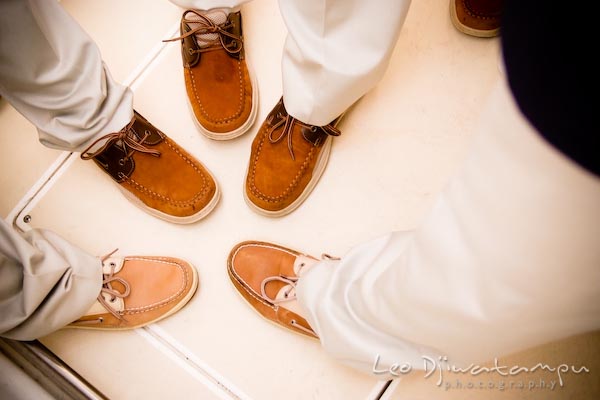 groom best man groomsmen with matching brown moccasin shoes annapolis kent island maryland wedding photography photographers