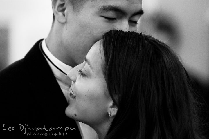 Bride and groom dancing and hugging. Fredericksburg Square Wedding, Fredericksburg Virginia Wedding Photographer