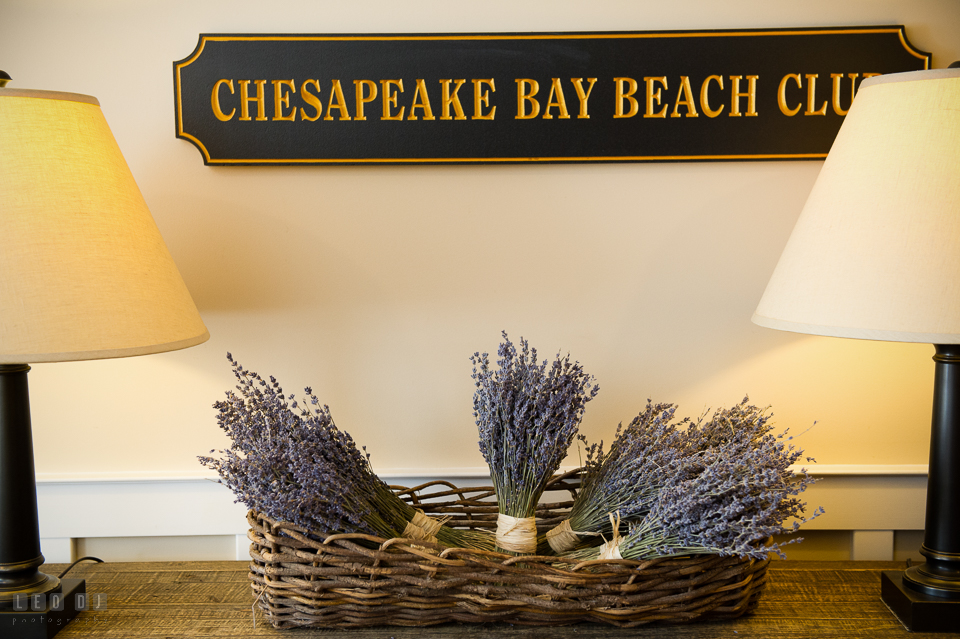 Chesapeake Bay Beach Club Bride and Bridesmaids DIY lavender flower bouquet photo by Leo Dj Photography