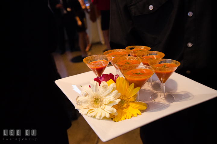 Cocktail drink by Biddle Street Catering. Baltimore Museum of Industry wedding photos by photographers of Leo Dj Photography. http://leodjphoto.com