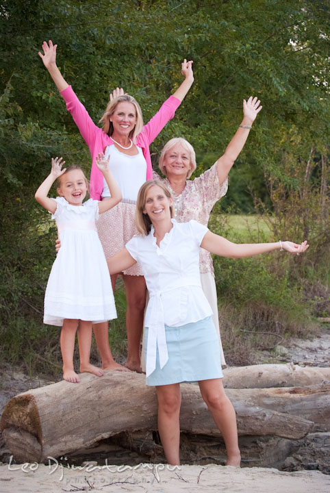 Girl, mother, aunt, and grandmother. Edgewater, Annapolis, Eastern Shore Maryland fun and candid children and family lifestyle photo session by photographers of Leo Dj Photography.