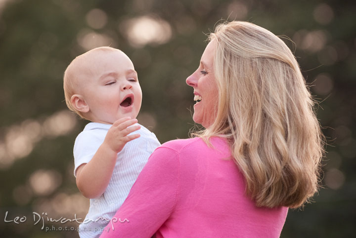 Baby boy yawning. Edgewater, Annapolis, Eastern Shore Maryland fun and candid children and family lifestyle photo session by photographers of Leo Dj Photography.