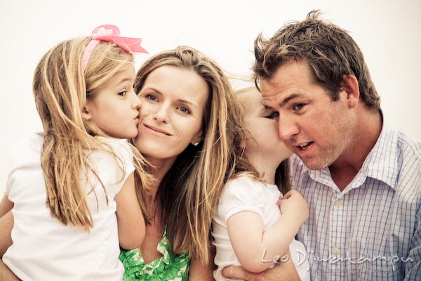 family kiss. Children family reunion birthday photography Tilghman Island Annapolis Kent Island Eastern Shore MD