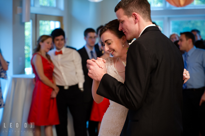 Bride and Groom dancing. Historic London Town and Gardens wedding photos at Edgewater Annapolis, Maryland by photographers of Leo Dj Photography. http://leodjphoto.com