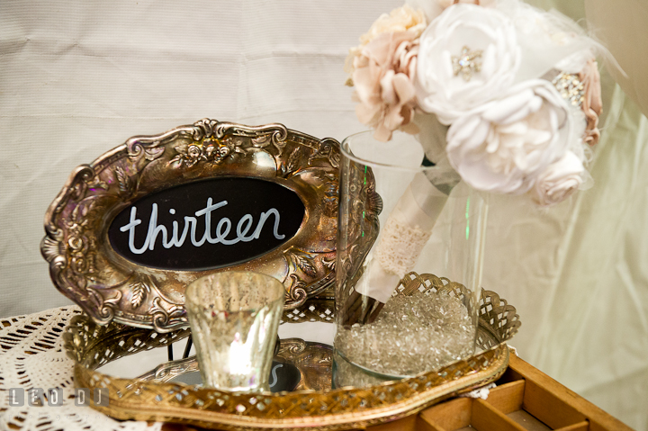 Antique silver plates and server from 2hands studios. Historic Inns of Annapolis wedding bridal fair photos at Calvert House by photographers of Leo Dj Photography. http://leodjphoto.com