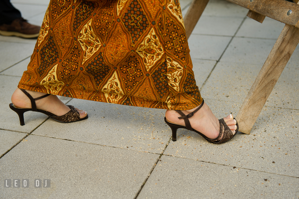 Beautiful Indonesian Batik worn by the Bride as her wedding skirt. Landgrafen Restaurant, Jena, Germany, wedding reception and ceremony photo, by wedding photographers of Leo Dj Photography. http://leodjphoto.com