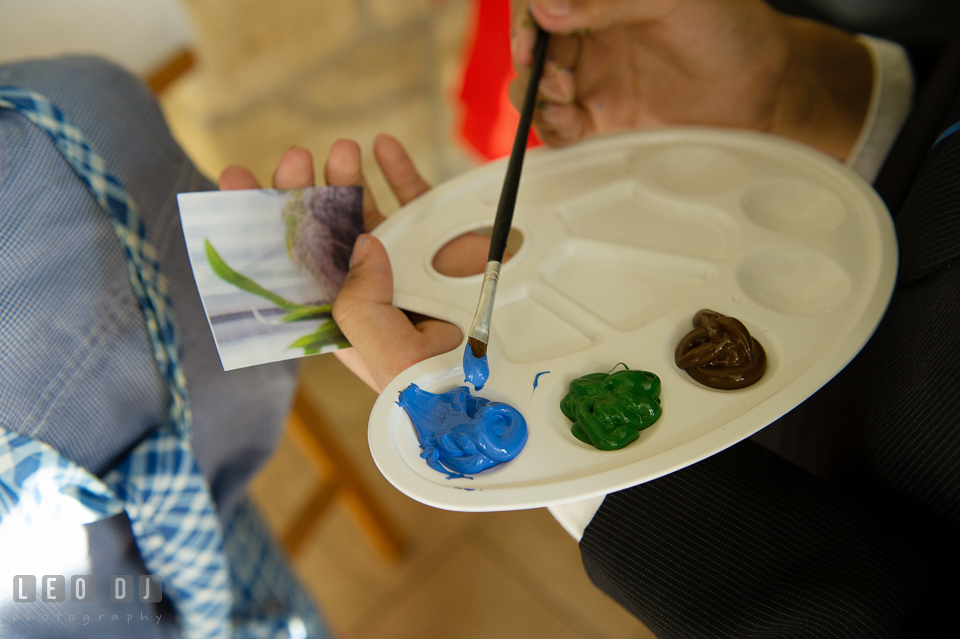 A game of art to occupy the guests during wedding reception. Landgrafen Restaurant, Jena, Germany, wedding reception and ceremony photo, by wedding photographers of Leo Dj Photography. http://leodjphoto.com