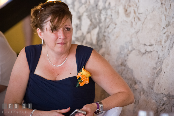 Mother of Bride cried watching Father Daughter dance. Carnival Cruise ship destination wedding reception photos of Jessica and Chad, Cozumel Mexico by photographers of Leo Dj Photography.