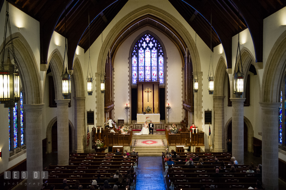 Christ Lutheran Church Inner Harbor Baltimore Maryland wedding ceremony photo by Leo Dj Photography