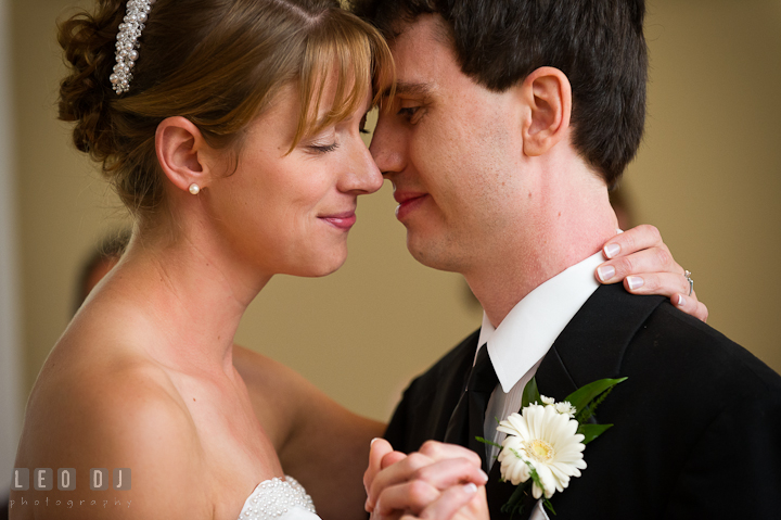 Bride and Groom performing their first dance. Riverhouse Pavilion wedding photos at Easton, Eastern Shore, Maryland by photographers of Leo Dj Photography. http://leodjphoto.com