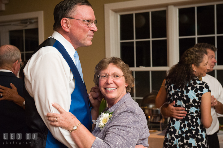 Parents of the Bride dancing. Riverhouse Pavilion wedding photos at Easton, Eastern Shore, Maryland by photographers of Leo Dj Photography. http://leodjphoto.com