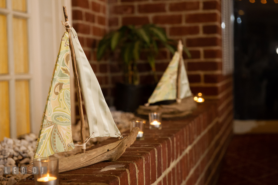 Nautical wooden boat decors. Historic Inns of Annapolis Maryland, Governor Calvert House wedding, by wedding photographers of Leo Dj Photography. http://leodjphoto.com