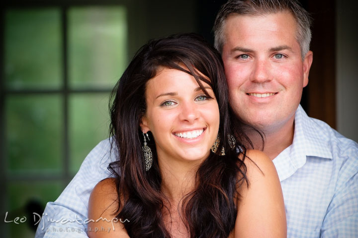 close up portrait of engaged couple. Kent Island, Eastern Shore, Maryland Engagement Pre-wedding photography session