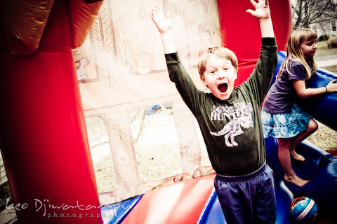 moonbounce birthday party photography kent island, annapolis, st. michaels, ocean city, eastern shore photographers