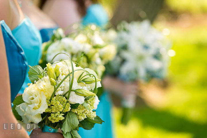 Flower bouquet of Bridesmaids and Maid of Honor by Hope Blooms. Ostertag Vistas wedding ceremony photos at Myersville, Maryland by photographers of Leo Dj Photography. http://leodjphoto.com