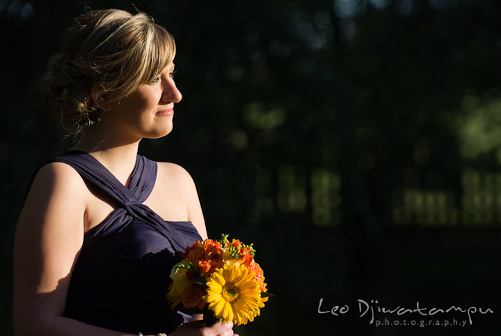 Maid of honor. Mariott Aspen Wye River Conference Center Wedding photos at Queenstown Eastern Shore Maryland, by photographers of Leo Dj Photography.