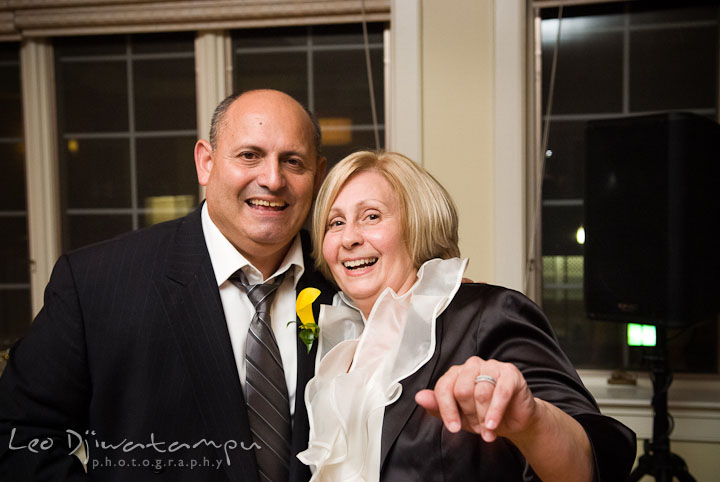 Father and Mother of Groom dancing. Mariott Aspen Wye River Conference Center Wedding photos at Queenstown Eastern Shore Maryland, by photographers of Leo Dj Photography.