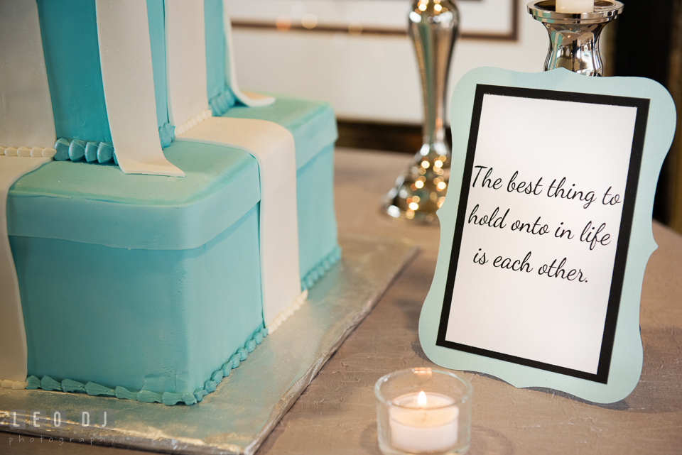 Wise words on cards. Historic Events Annapolis bridal shower decor and event coverage at Annapolis Maryland, by wedding photographers of Leo Dj Photography. http://leodjphoto.com