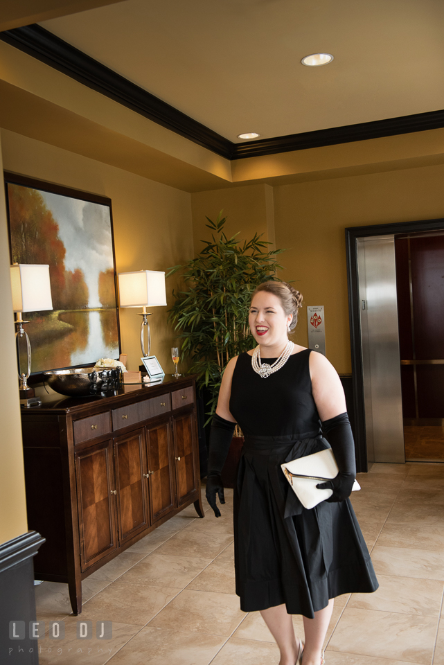 The Bride-to-be making an entrance. Historic Events Annapolis bridal shower decor and event coverage at Annapolis Maryland, by wedding photographers of Leo Dj Photography. http://leodjphoto.com