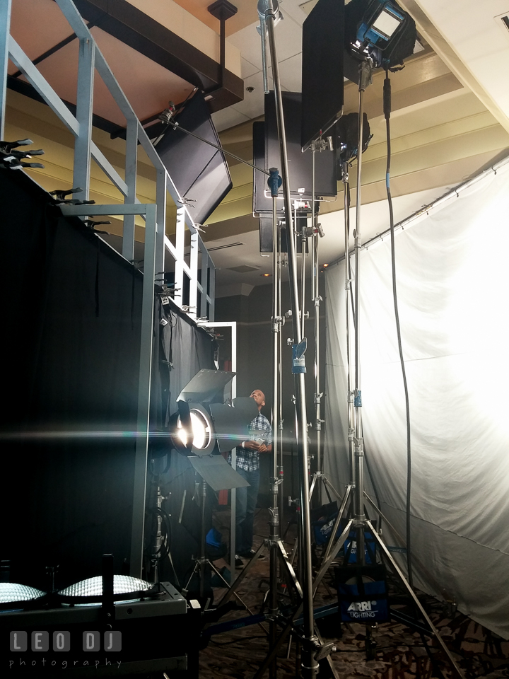 Behind the scene view of the lighting setup for the shool lab room from the Crazy Beautiful movie. Review of MZed Illumination Experience, film making and cinematography Workshop with Hollywood Cinematographer Shane Hurlbut by wedding photographer Leo Dj Photography. http://leodjphoto.com