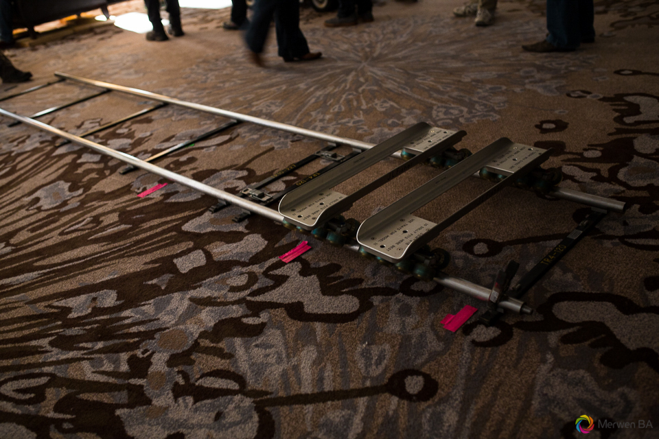 Detail shot of the dolly track and the wheels. Review of MZed Illumination Experience, film making and cinematography Workshop with Hollywood Cinematographer Shane Hurlbut by wedding photographer Leo Dj Photography. http://leodjphoto.com