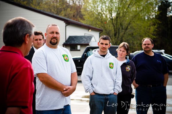 Papa John's VP of operations speaking to United Communities Volunteer Fire Department and FFIC members